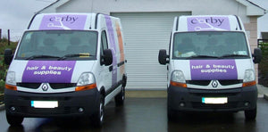 Corby Hair and Beauty Supplies Our Vans