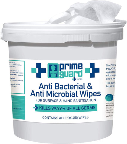 Prime Guard Disinfecting Wipes 450pack